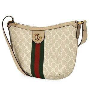 Gucci white GG bag GG beige leather shoulder Ophidia